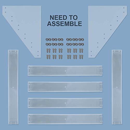 Kingtaily Nail Polish Organizer 72 Bottles of 6 Layers Acrylic Display Rack Storage Rack, Clear Essential Oil Stand Holder, Sunglasses Kingtaily