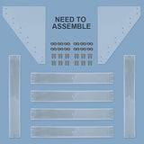 Kingtaily Nail Polish Organizer 72 Bottles of 6 Layers Acrylic Display Rack Storage Rack, Clear Essential Oil Stand Holder, Sunglasses Kingtaily