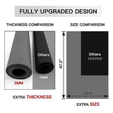 Extra Large Silicone Mat, Silicone Mats for Kitchen Counter 47.3''x23.6''x0.08", 2MM Nonslip Heat Resistant Mat, Countertop Protector, Nonstick Ultibe