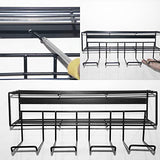 LULARINE 2 Pack Heavy Duty Wall Mounted Power Tool Organizer Floating Tool Shelf Storage Rack and Power Tool Holder LULARINE