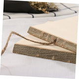 MAGICLULU 2 Pcs Unfinished Wood Sign Hanging Message Board Sign for Front Door Wood Wall Front Door Sign Wall Hanging Board Arts and Crafts for Kids MAGICLULU