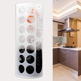 Lunies Plastic Bag Holder for Grocery Bags, Wall Mount Grocery Bag Storage Dispenser, Hanging Trash Bag Organizer for Kitchen, Large Capacity Lunies