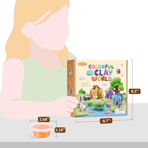 Drama Planet Air Dry Clay Kit for Kids, Create Your Own