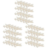 Gogogmee 60 Pcs Wooden Slices Crafts Wood Cutout Shapes Wooden Hanging Decoration Model Plane Crafts for Kids Ornament for Kids Developmental Toys Gogogmee