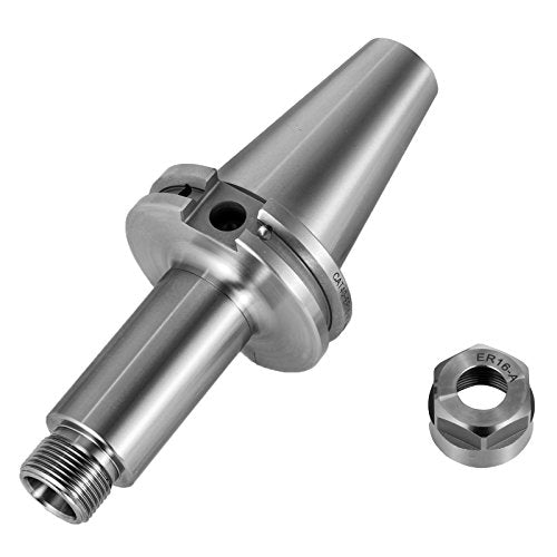 OrangeA 4Pcs CAT40 Tool Holder ER16 Collet Chuck Set length 100mm Chuck Tool Holder Set Mill Holder for CNC Engraving Machine Milling Lathe(4Pcs OrangeA