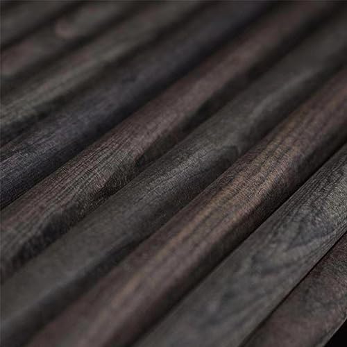 Dowel Rods Wood Sticks Ebony Dowel Pins- 5.91 Inch African Blackwood Wood Pen Blank Wooden Carving Blocks - Wood Stick Pen Blank Cut Offs for Pen qczoyp