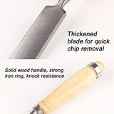 Omninmo 4PCS Carpenter Engraving Chisel Set Semi-Circular Woodworking Chisel Carving Chisel Chrome Vanadium Steel Carpenter Wood Carving DIY Gouge Omninmo