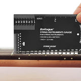 NEW Guitar Ruler String Action Ruler Gauge Tool, Fret Rocker Luthier Tool Guitarist Gift, Guitar Set Up Tool Kit for Electric Bass Acoustic Guitar Bavane