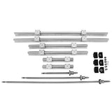 Happybuy Linear Rail, Ballscrew x 3, RM1605-350mm 650mm 1050mm x 2 Linear Rail Support, 12 CNC Kit Linear Shaft Optical Axis Happybuy