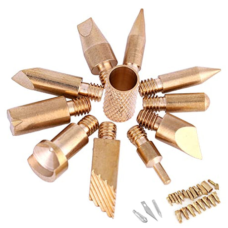 Bits,Wood Burning Tips Only,Wood Burning Tips Only,Walnut Hollow Wood Burning Tips,Walnut Hollow Tips 23Pcs Craft Wood Burning Pen Tips Stencil Tbest