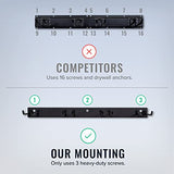 StoreYourBoard BLAT Garage Garden Tool Organizer Wall Mount, Garage Organization and Storage, Shovel & Rake Hangers Yard Tool Rack, Industrial Steel StoreYourBoard