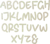 Wall Wooden Letter 5 Inch A Alphabet Craft Wall Hanging, Decorative Cutout Break Bone Letter, Unfinished Wooden Letters Font Small Shape NEXTCraft