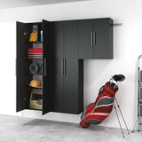 HangUps Upper Storage Cabinet, 24", Black Prepac