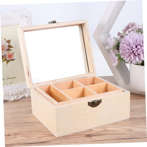 ABOOFAN Handmade Jewelry Box Jewelry Box Organizer - WoodArtSupply