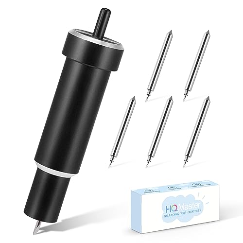 HQMaster Deep Cut Blade and Holder Compatible with Explore 3/Air 2/Air/One/Maker 3/Maker Cutting Machine Replacement Blades for Glitter Vinyl, HQMaster