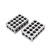 findmall 5 Matched Pairs Accuracy Steel 1 x 2 x 3 Inch Blocks 23 Holes .0002" Machinist Milling findmall