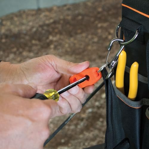 Klein Tools 85146 Screwdriver Set with Magnetizer / Demagnetizer for Magnetic Tips 3 Slotted, 3 Phillips, Non-Slip Cushion Grip, 6-Piece Klein Tools