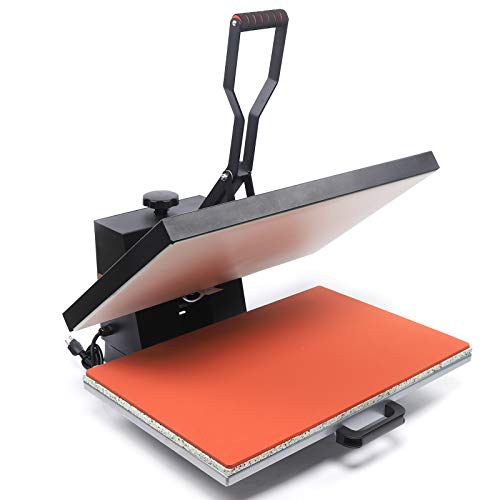 Heat Press, 16x24 inch Heat Press Machine, 1400W Clamshell Heat Press Transfer Sublimation Machine, Intelligent Temperature Control, Print Patterns