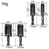 Eyech 8Pcs Wood Plug Cutter, Carbon Steel Straight and Taper Claw Drill Bit Set Woodworking Hole Saw Cutting Tool 1/4" 3/8" 1/2" 5/8" (Metric 6mm Eyech