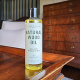 Caron & Doucet - Natural Wood Conditioning Oil - 100% Plant Based Wood Conditioning and Polishing Oil - Orange Scented - Suitable for Natural Wood CARON & DOUCET
