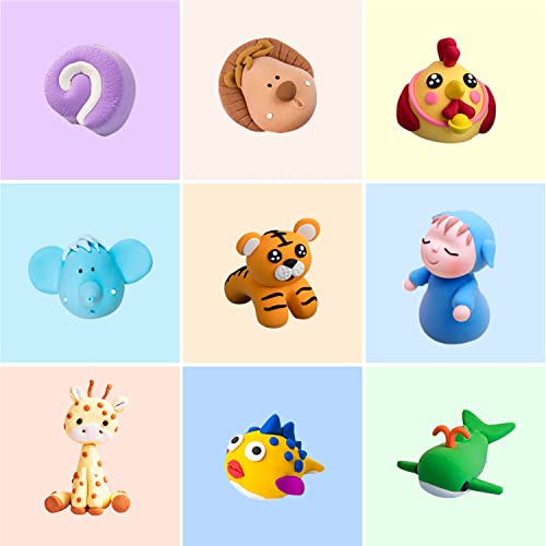 Artme Polymer Clay, 82 Colors Clay Kit, Oven Bake Modeling Clay, Creative Polymer Clay Kit with Sculpting Tools and Jewelry Accessories, Non-Toxic, Artme