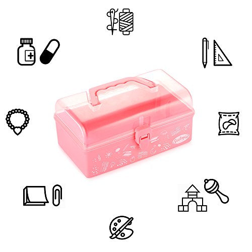 Funtopia Plastic Art Box for Kids, Multi-Purpose Portable Storage Box/Sewing  Box/Tool Box for Kids' Toys, Craft and Art Supply, School Supply, Office  Supply - Pink - Yahoo Shopping