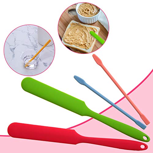 12 Pieces Silicone Stir Sticks Kit, Epoxy Resin Stirring Rod for Mixing Resin, Paint, Liquid, DIY Craft Tools for Making Flash Cups (Mix Color) Patelai