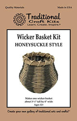 Traditional Craft Kits Wicker Basket Kit - Honeysuckle Design Traditional Craft Kits