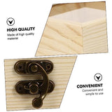 ABOOFAN 3 Pcs Wooden Box with Glass Lid Jewelry Gift Boxes for Earrings Jewelry Container Plain Gift Boxes Earring Display Holder Glass Jewelry ABOOFAN