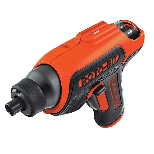 BLACK+DECKER 4V MAX Cordless Screwdriver with Bit Storage, 180 RPM, Battery Included (BDCS50C) BLACK+DECKER