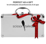 Premium Wood Burning Kit 42PCS | 36Tips, Adjustable Temperature Pen With Safety Stand, Metal Stencil&Pliers.Free Deluxe Case & How To. Complete Gift Scissor-Tailed