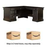 Sauder Palladia L-Desk, Wind Oak finish Sauder