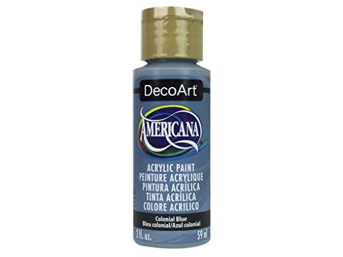 Decoart Colonial Blue Americana Acrylic, 2 Fl Oz (Pack of 1) - WoodArtSupply