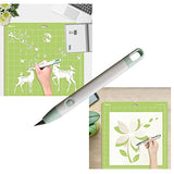 Corey-z Craft Vinyl Weeding Tools Set Precision Carving Hobby Knife Pen Coming With Additional Blades and Weeder Removal Tool for Cricut Basic corey-z