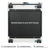 DEVAISE 2-Drawer Mobile File Cabinet with Lock, Commercial Vertical Cabinet, White DEVAISE