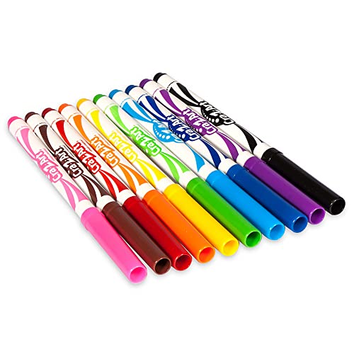 Cra-Z-Art Super Washable Markers, Fine Tip, Assorted Barrel, Assorted Ink, Pack Of 10 Markers Cra-Z-Art