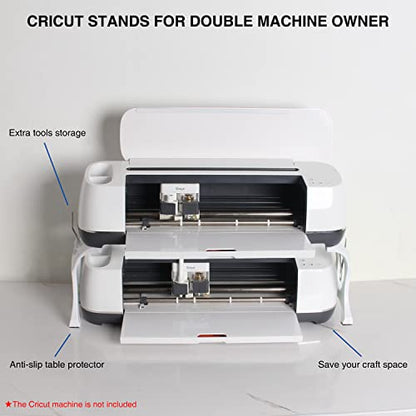 LOPASA 7'' Stand Legs Compatible with Cricut Maker 3/ Maker/Explore 3/ Explore Air 2, Cricut Double Machine, Accessories and Supplies Storage Tools