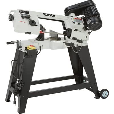 Klutch Horizontal/Vertical Metal Cutting Band Saw - 4 1/2in. x 6in. 3/4 HP, 120V - WoodArtSupply