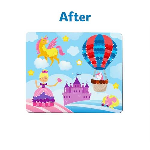 Skillmatics Art Activity - Dot It Unicorns & Princesses, No Mess Sticker Art for Kids, Craft Kits, DIY Activity, Gifts for Boys & Girls Ages 3, 4, 5, Skillmatics