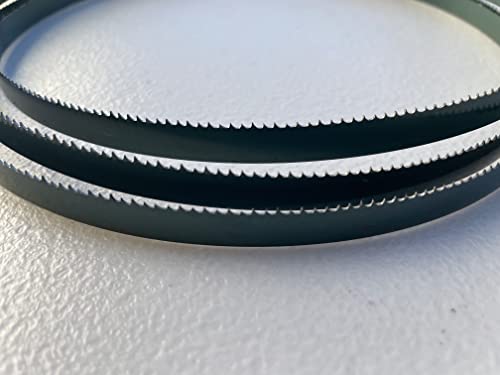 AYAO 2 Pack, 59-1/2-Inch X 3/8-Inch X 12TPI Bandsaw Blades to Fit Ryobi, B&D, Craftsman, Tradesman, Pro-Tech, Collins Skil and Wen BA3959 9" Band AYAO