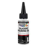 U.S. Art Supply Silicone Pouring Oil - 2-Ounce - 100% Silicone for Dramatic Cell Creation in Acrylic Paint U.S. Art Supply
