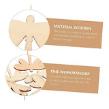 VILLCASE 60 Pcs Dragonfly Chips Wooden Circles Wooden Shapes for Crafts Dragonfly Wooden Ornaments Unfinished Wood Cutouts Unfinished Wooden Craft VILLCASE