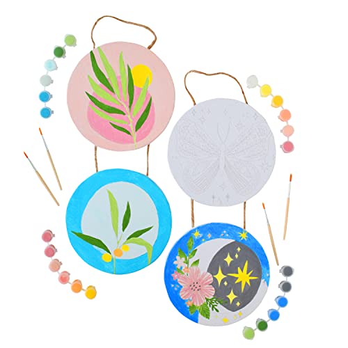 Art 101 Gallery 2 Pack Circle Hanging Canvas Wall Art Set, Multi Art 101 USA