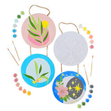 Art 101 Gallery 2 Pack Circle Hanging Canvas Wall Art Set, Multi Art 101 USA