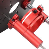 Router Table Lfit Plate, 63.8-65mm Clamping Range 47mm Good Stability Router Lift Manual Lifting Aluminum Alloy Stainless Steel Standard Design for Kadimendium