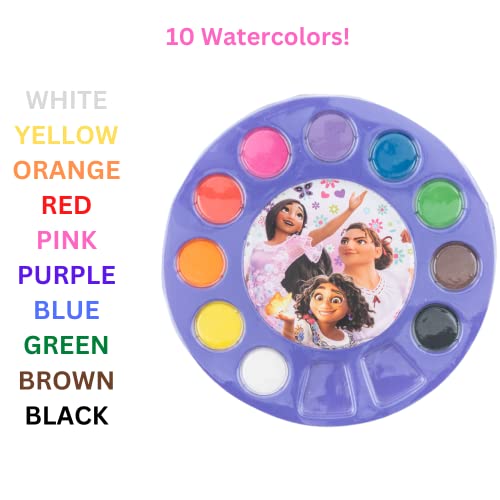 Innovative Designs Disney Encanto Creativity Fun Kids Art Set for Coloring, Painting, and Crafts Innovative Designs