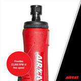 AIRCAT Pneumatic Tools 6260 1.0 HP Composite Straight Die Grinder 22,000 RPM AIRCAT