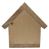 Solid Wood Birdhouse 3/4" Thick Solid Pine Strong Durable Heavy Duty Unfinished 8" Tall 3/4" Hole Made in The USA Built to Last Rhino Wood Industries