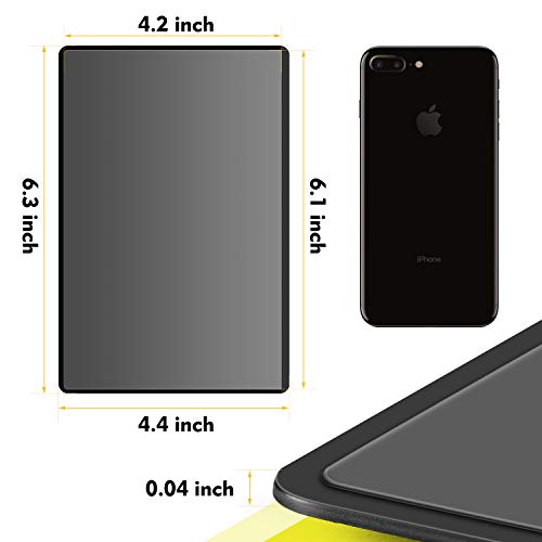 Magicfly Pack of 15 Magnetic Picture Frame with Clear Pocket, 4 x 6 Inches Refrigerator Photo Holder for Fridge Office Cabinet Locker, Black Magicfly