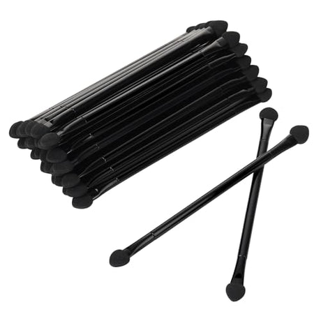 JOCEMY 30 PCS Professional Disposable Dual Side Sponge Eyeshadow Brush, Double Head Eye shadow Brushes Makeup Applicator Cosmetic Tools(Length: 12 JOCEMY